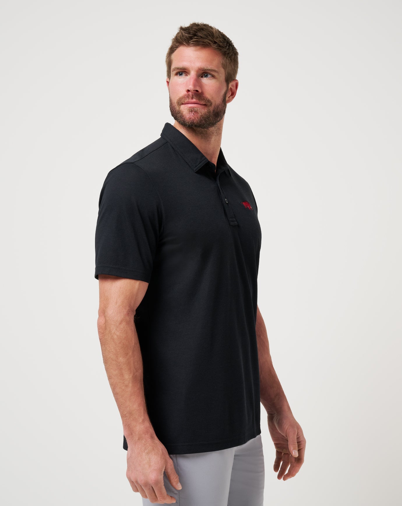 Travis Mathew Arkansas School Pride Polo