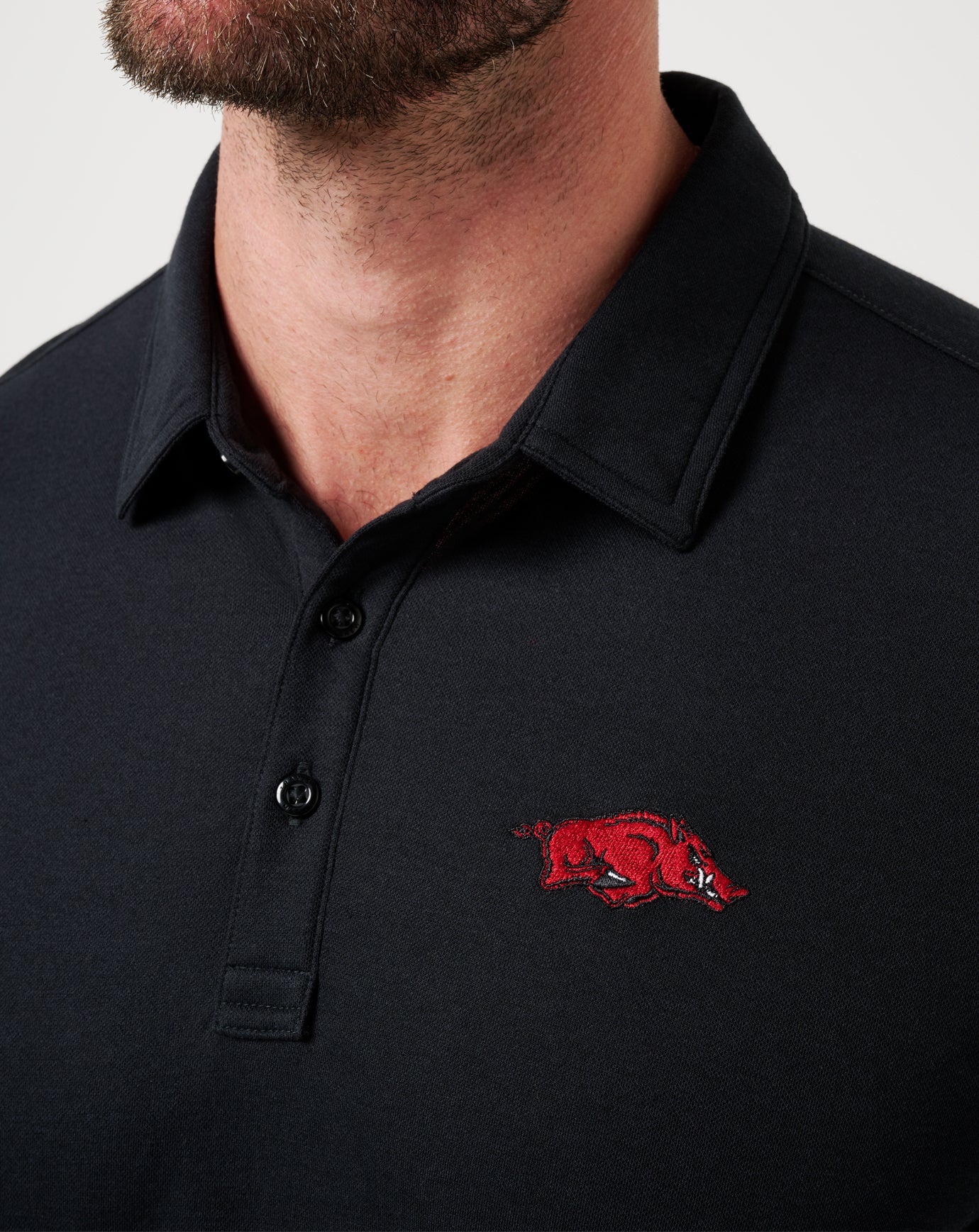 Travis Mathew Arkansas School Pride Polo