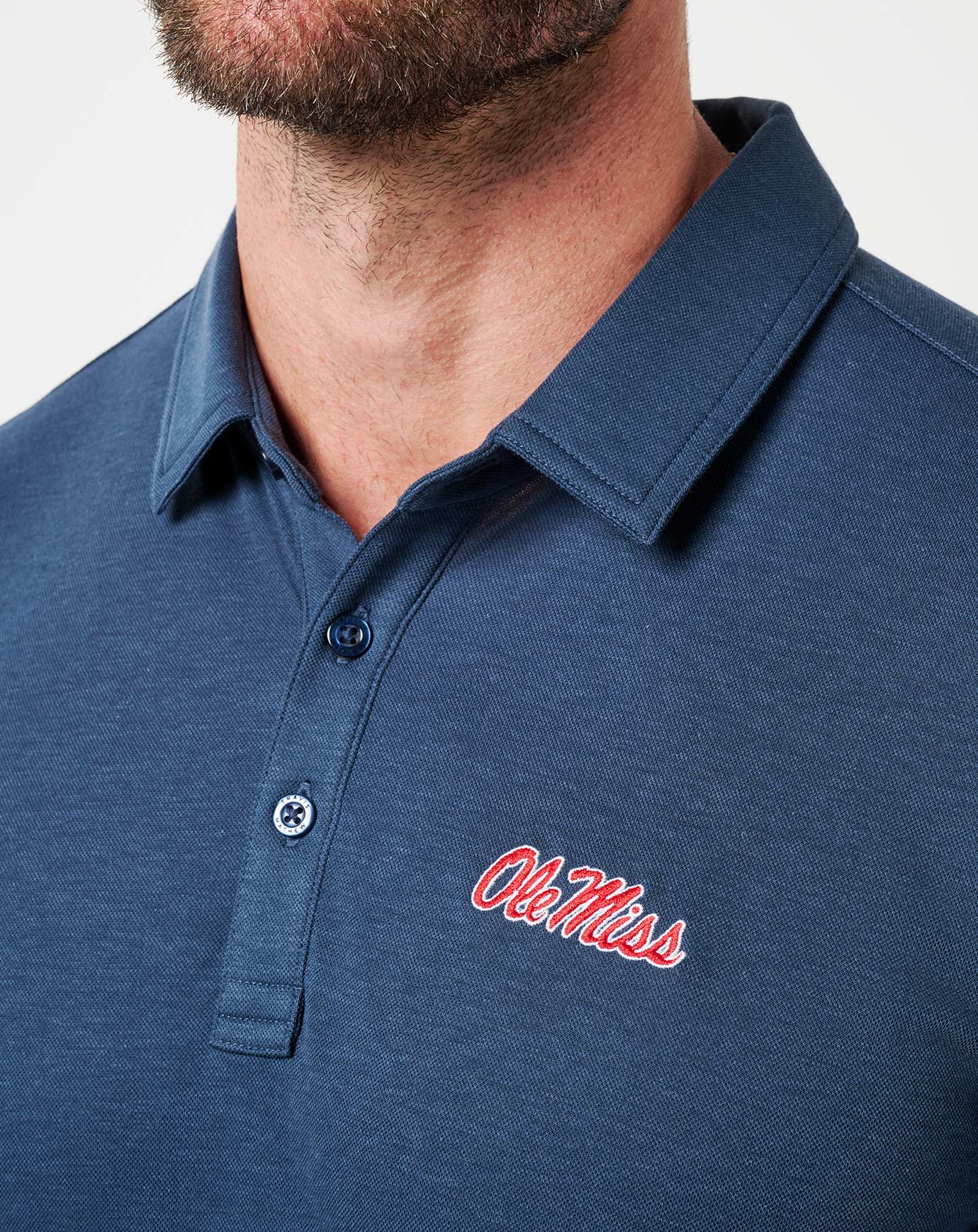 Travis Mathew Mississippi School Pride Polo