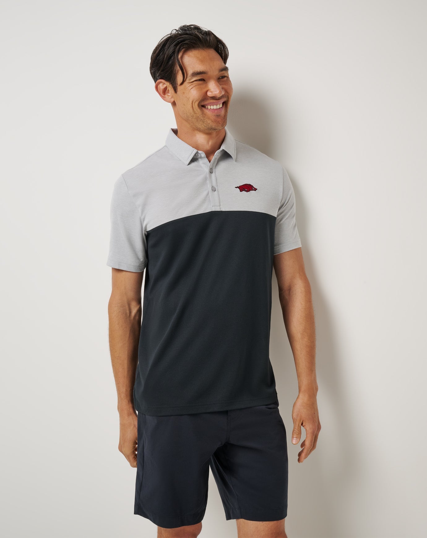 Travis Mathew Arkansas Drop Back Polo