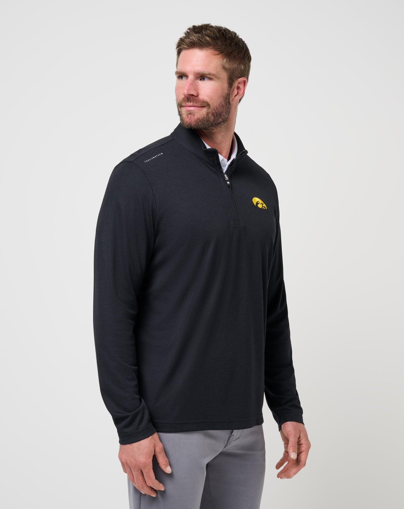 Travis Mathew Iowa Time To Tailgate Quarter Zip