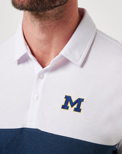 Travis Mathew Michigan Drop Back Polo