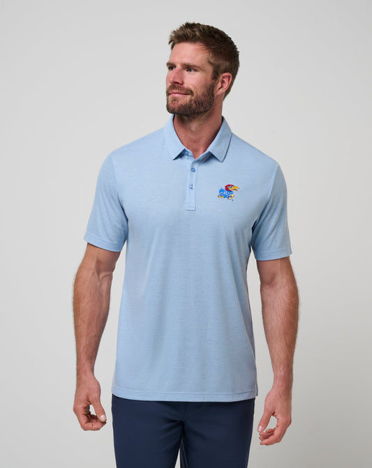 Travis Mathew Kansas School Pride Polo