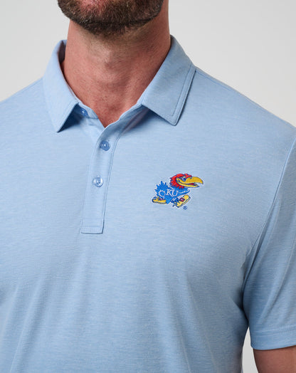 Travis Mathew Kansas School Pride Polo