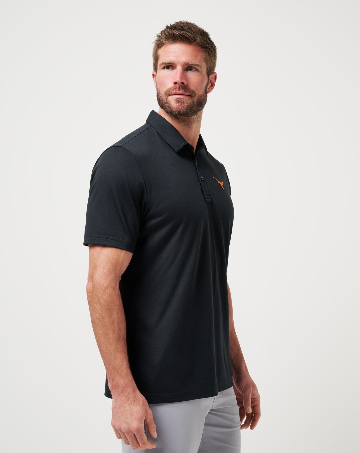 Travis Mathew UT Austin School Pride Polo