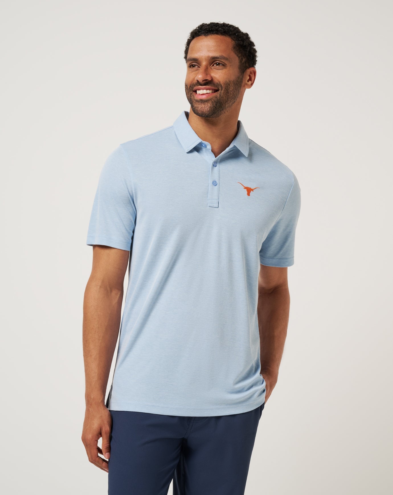 Travis Mathew UT Austin School Pride Polo