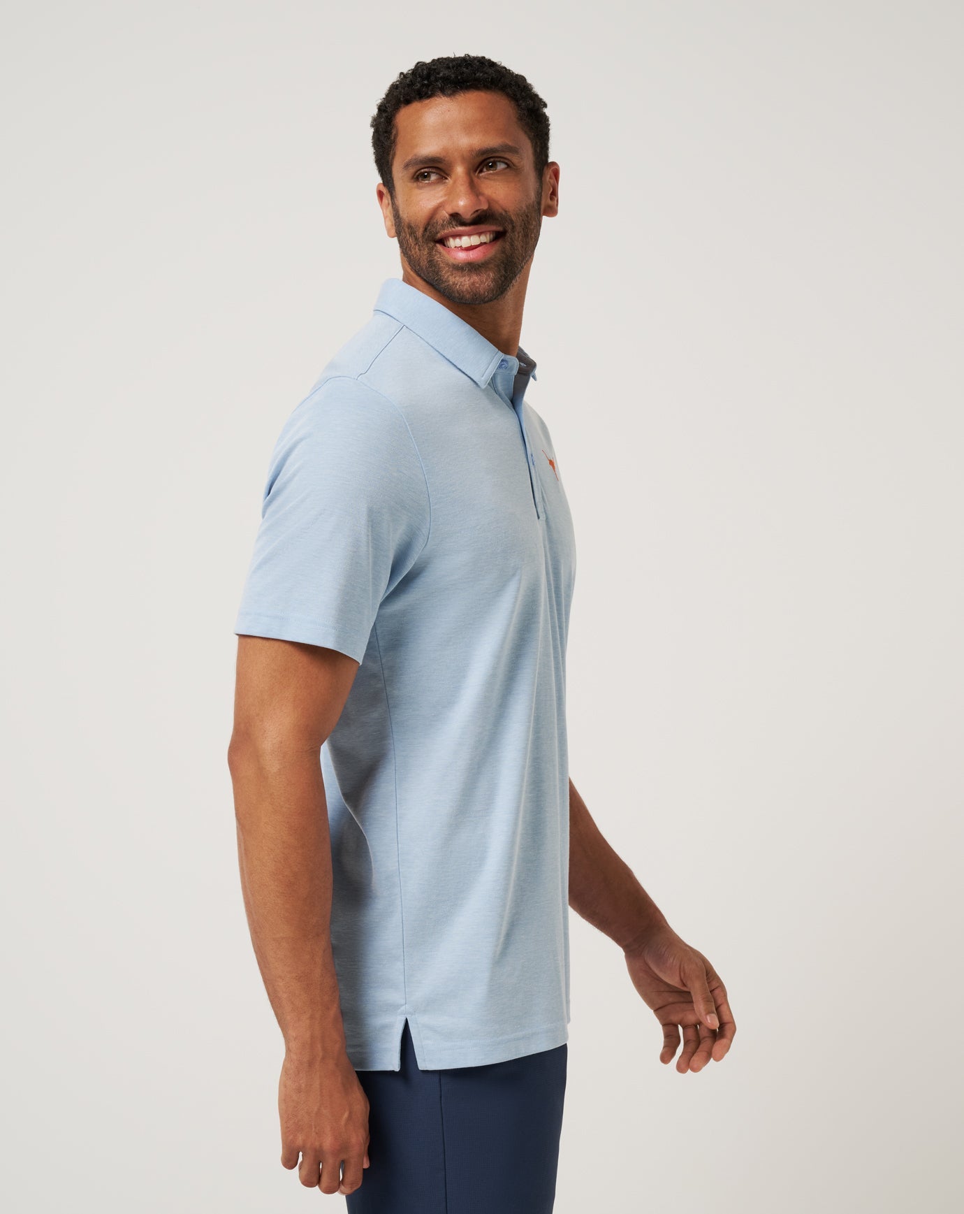 Travis Mathew UT Austin School Pride Polo