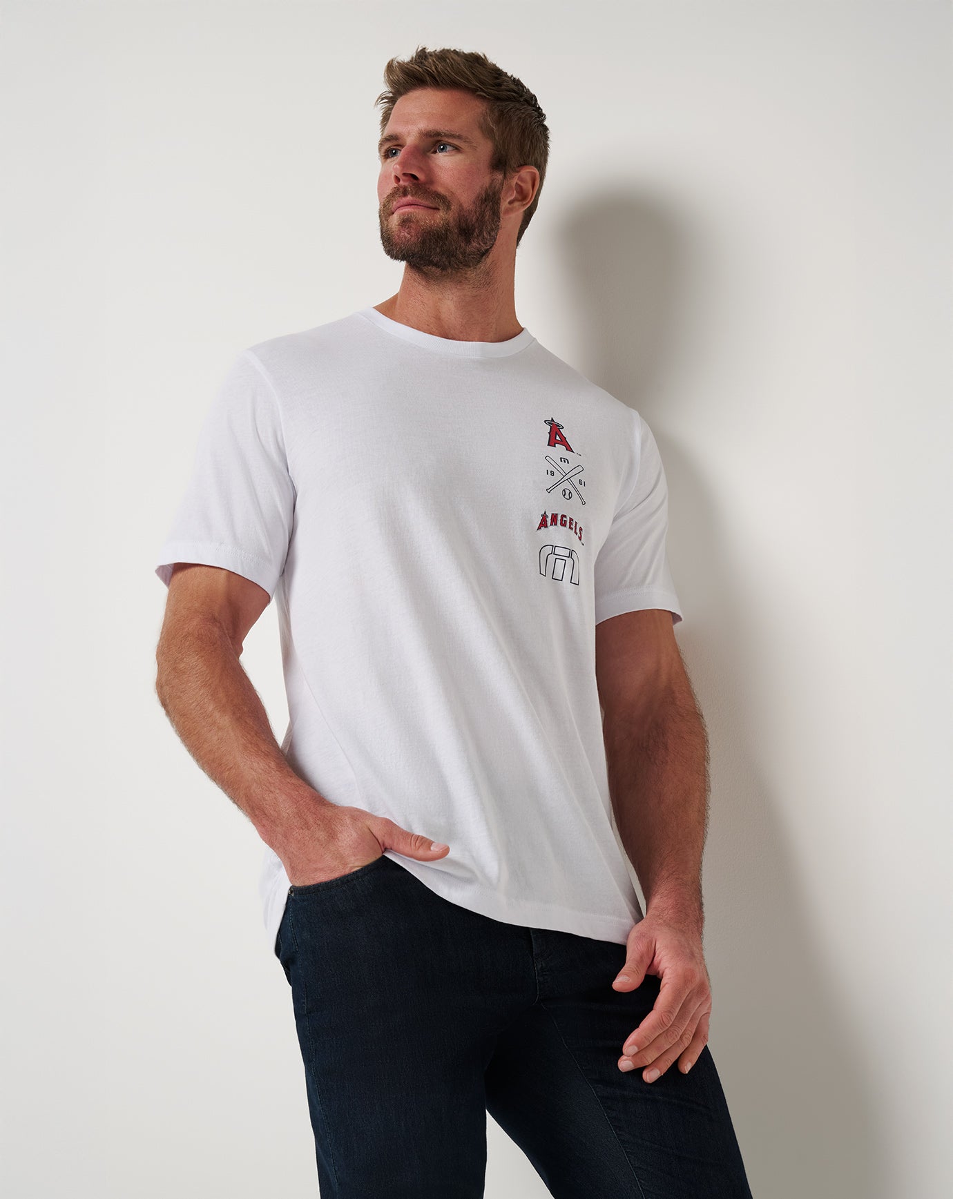Travis Mathew Los Angeles Angels Sunset Slam 2.0 Tee
