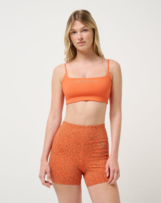 Travis Mathew Ablaze Ribbed Bra Top